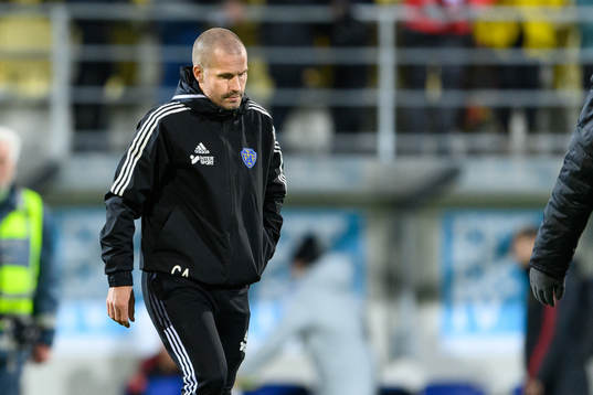 Falkenbergs FFs tränare Christoffer Andersson