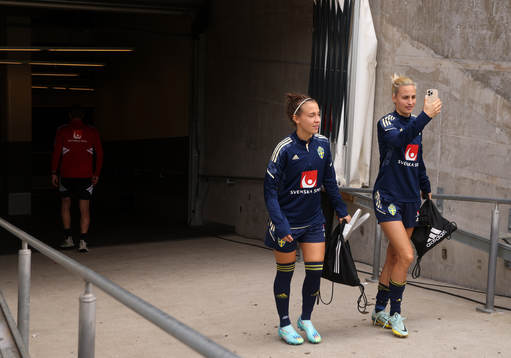Julia Zigiotti Olme and Nathalie Björn of the Swedish