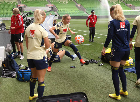 Elin Rubensson of the Swedish women's national football team