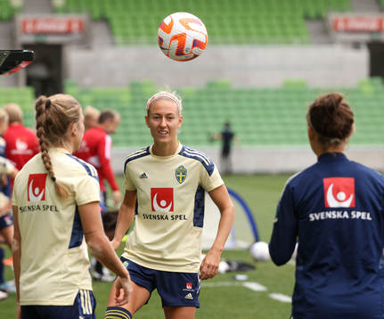 Emma Kullberg of the Swedish women's national football team