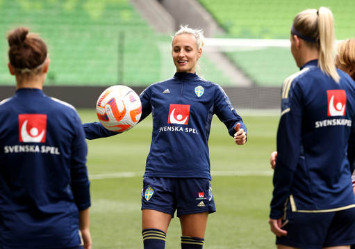 Nathalie Björn of the Swedish women's national football