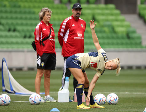 Hanna Bennison of the Swedish women's national football team