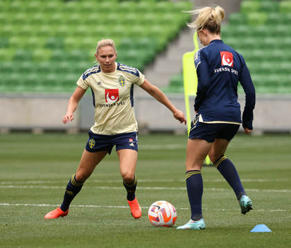 Jonna Andersson of the Swedish women's national football
