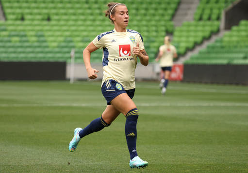Julia Zigiotti Olme of the Swedish women's national