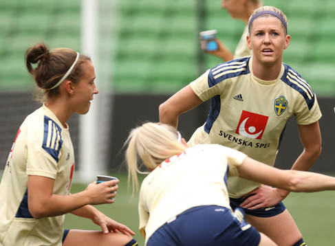 Olivia Schough of the Swedish women's national football team