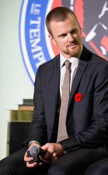 Daniel Sedin looks