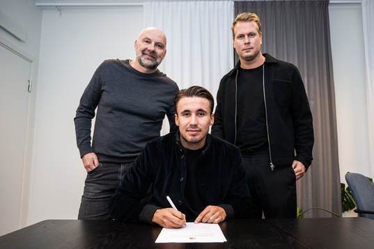 Klubbdirektör Håkan Mild och ekonomichef Marcus