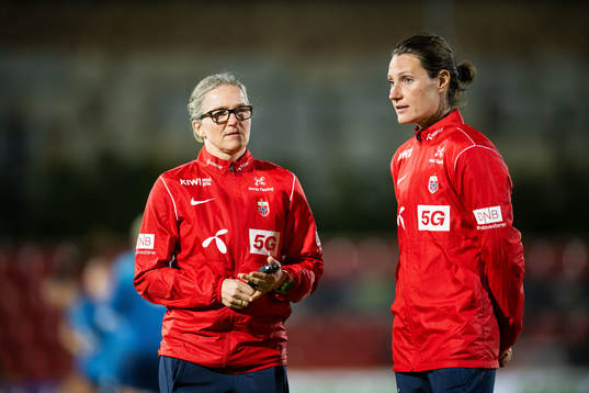 Head coach Hege Riise of Norway