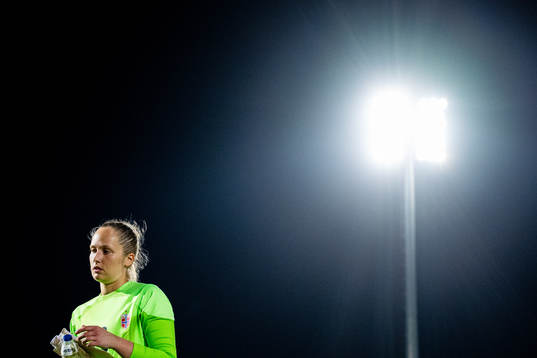 Goalkeeper Aurora Mikalsen of Norway