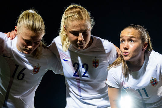 Mathilde Harviken, Sophie Roman Haug and Guro Reiten of