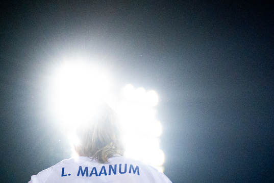 Frida Maanum of Norway at half-time