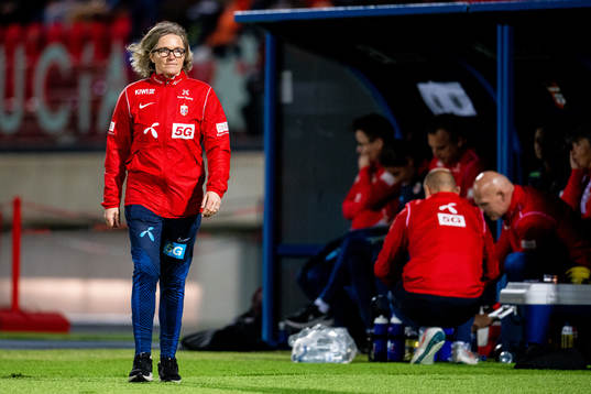 Hege Riise, head coach of Norway