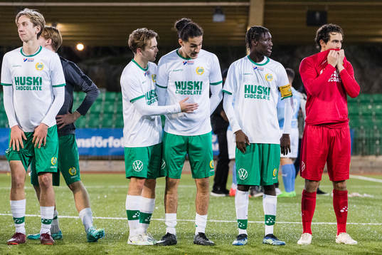 Hammarbys spelare deppar
