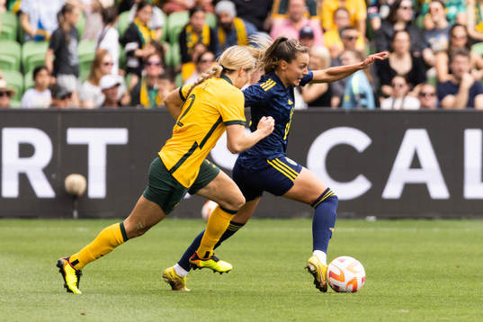 Courtney Nevin of Australia and Johanna Rytting Kaneryd of