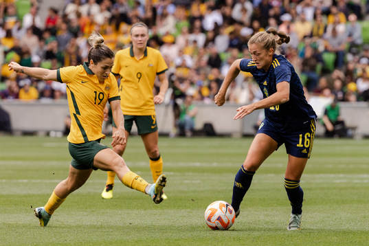 Bläddra bland fler bilder av Football, Women's International Friendly, Australia - Sweden