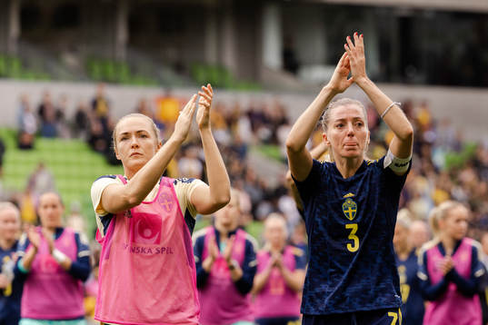 Magdalena Eriksson and Linda Sembrant of Sweden