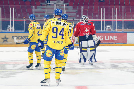 Joel Persson of Sweden and Sandro Aeschlimann of Switzerland