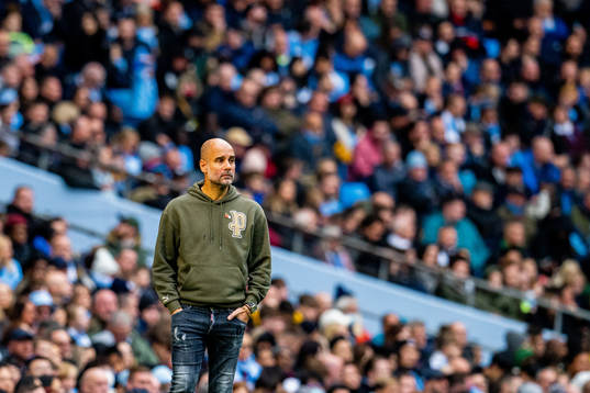 Pep Guardiola, manager of Manchester City