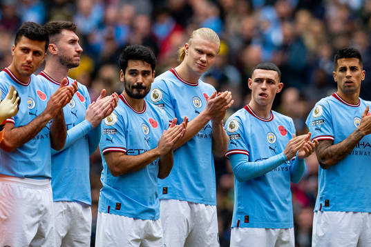 Rodri, Aymeric Laporte, Ilkay Gündogan, Erling Braut