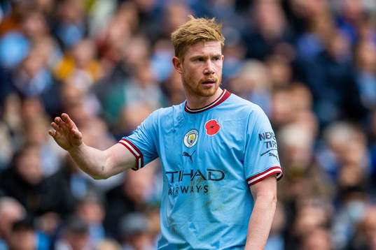 Kevin De Bruyne of Manchester City