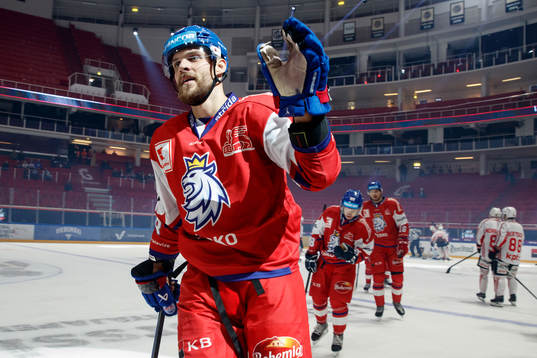Jiri Smejkal of Czech Republic celebrates