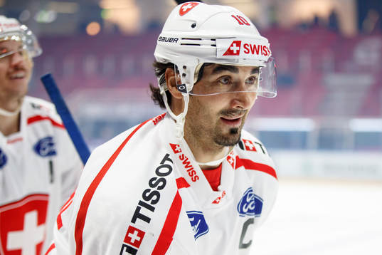 Andres Ambühl of Switzerland celebrates