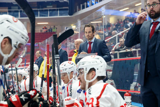Head Coach Patrick Ficher of Switzerland