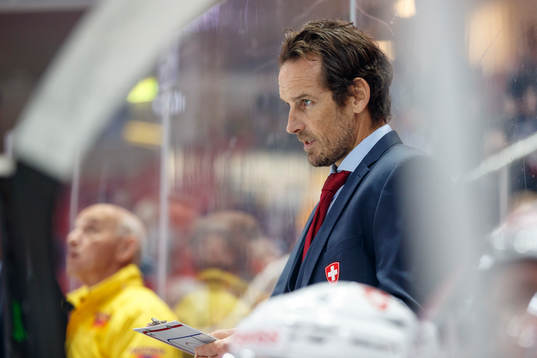 Head Coach Patrick Ficher of Switzerland