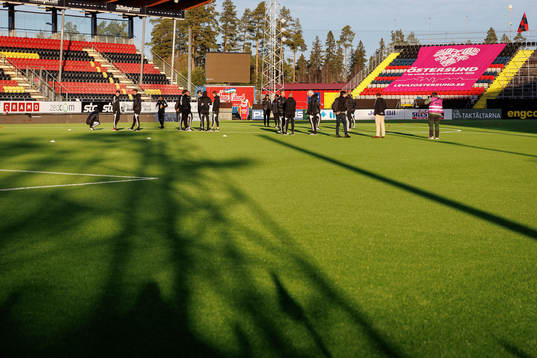 Falkenbergs spelare på Jämtkraft Arena