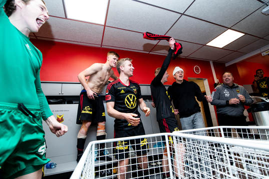 Östersunds Sebastian Karlsson Grach och Ludvig Fritzson