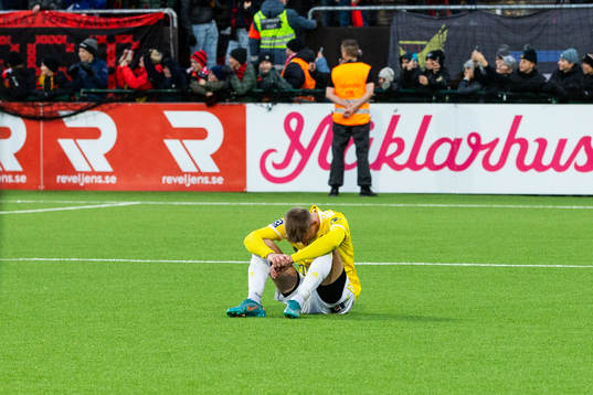 Falkenbergs Tim Stålheden deppar