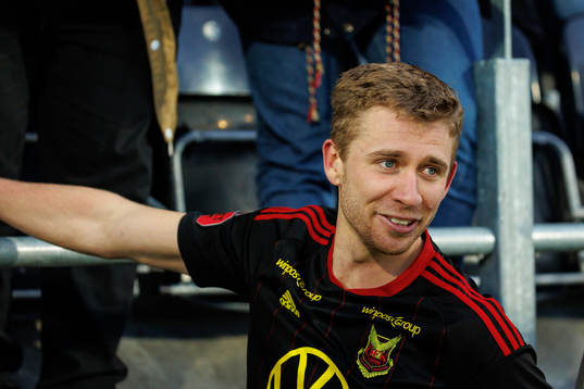 Östersunds Ludvig Fritzson jublar