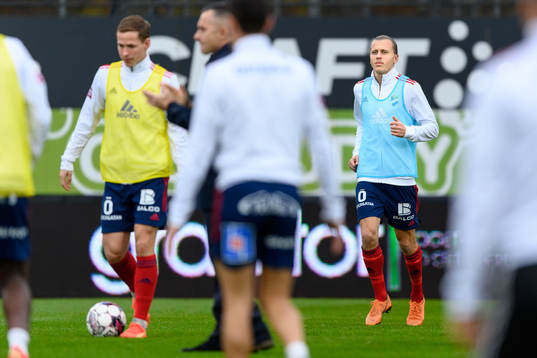 Östers Jesper Jonasson Westermark före fotbollsmatchen i