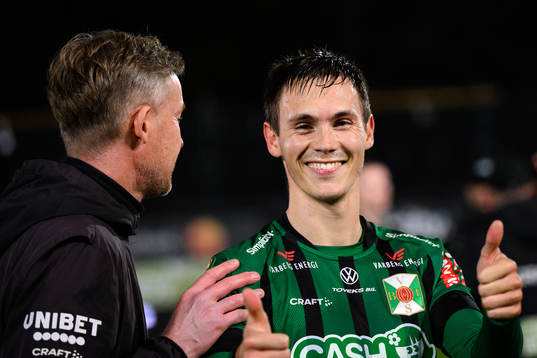 Varbergs Tobias Carlsson jublar