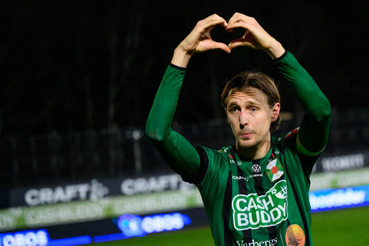 Varbergs Joakim Lindner jublar