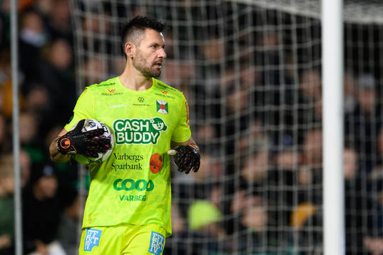 Varbergs målvakt Stojan Lukic