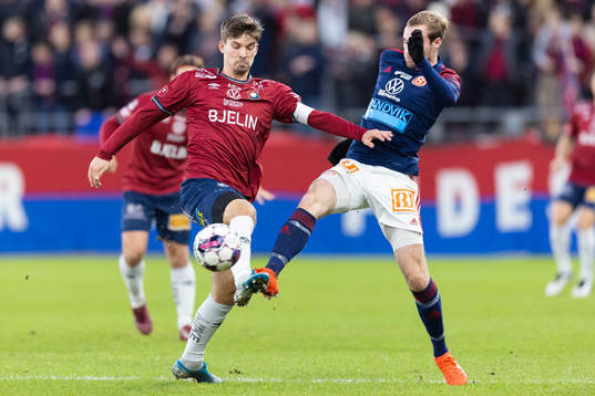 Örgrytes Daniel Paulson och Sandvikens IFs Martin