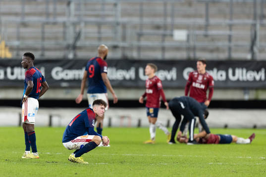 Sandvikens IFs spelare deppar