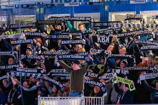 Spectators in the stands