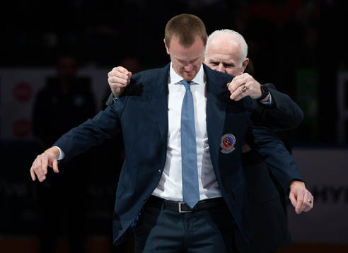 Bläddra bland fler bilder av Ice Hockey, Hockey Hall of Fame Legends Classic, Team Sundin - Team Lindros