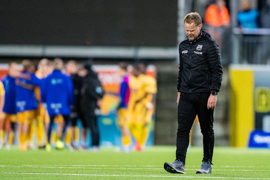 Christian Michelsen, head coach of Kristiansund, looks