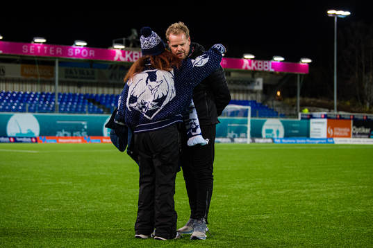 Christian Michelsen, head coach of Kristiansund, looks
