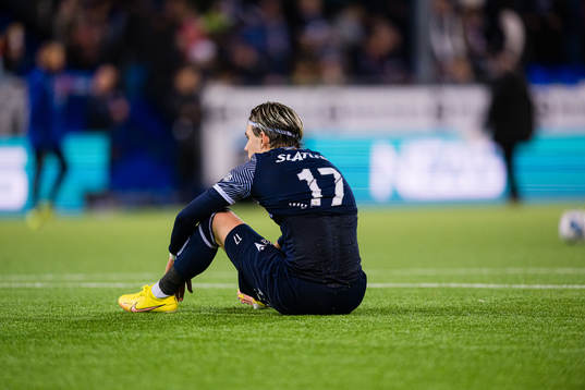 Brynjolfur Andersen Willumsson of Kristiansund looks