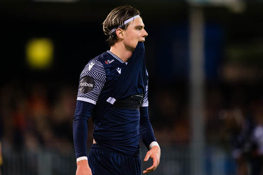 Brynjolfur Andersen Willumsson of Kristiansund looks