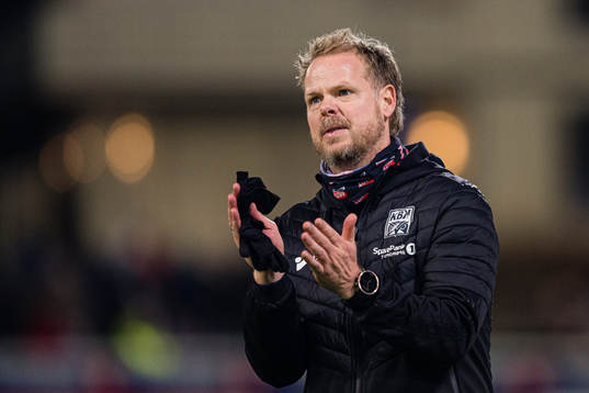 Christian Michelsen, head coach of Kristiansund, looks