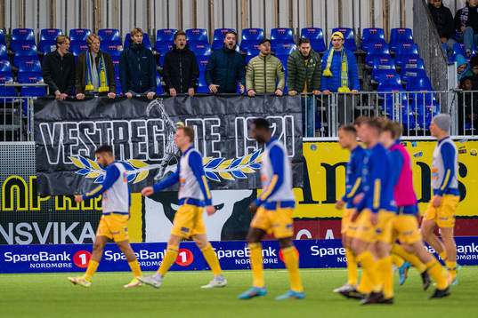 Spectators in the stands