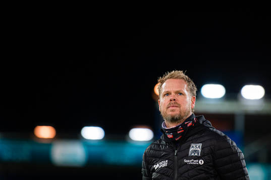 Christian Michelsen, head coach of Kristiansund, looks