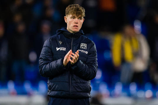 Max Normann Williamsen of Kristiansund looks dejected