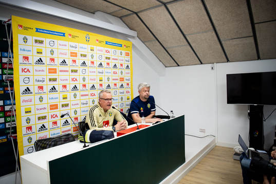 Head coach Janne Andersson of the Swedish national football