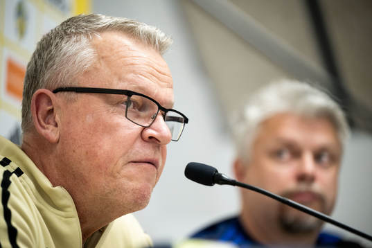 Head coach Janne Andersson of the Swedish national football